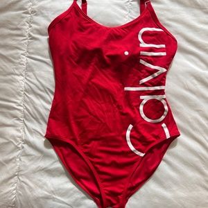 Calvin Klein one piece bathing suit